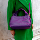 Borsa in Vera Pelle Sophie Viola - ISKIA That's Vera Italia 